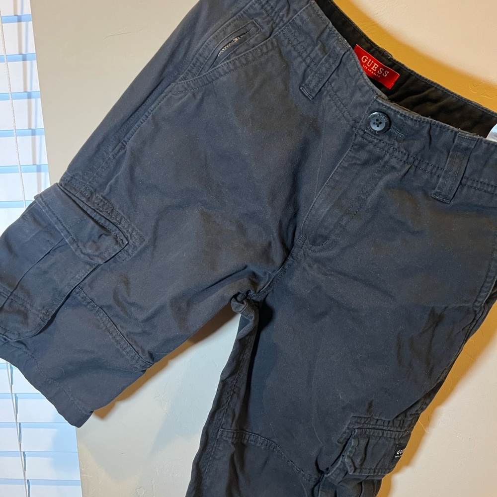 GUESS Dark Gray Cargo Shorts